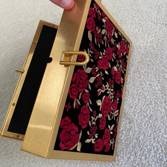 Alice + Olivia Darla Embroidered Box Clutch - Picture 7 of 10